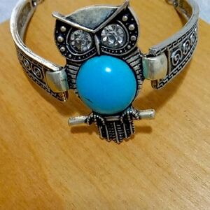Turquoise Owl Bracelet